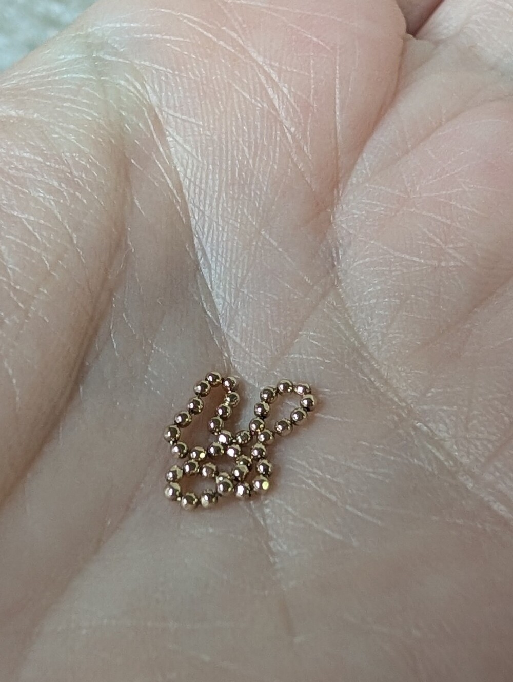Catbird Little Disco Chain Ring, 14k Gold, Size 7 - Picture 2 of 8